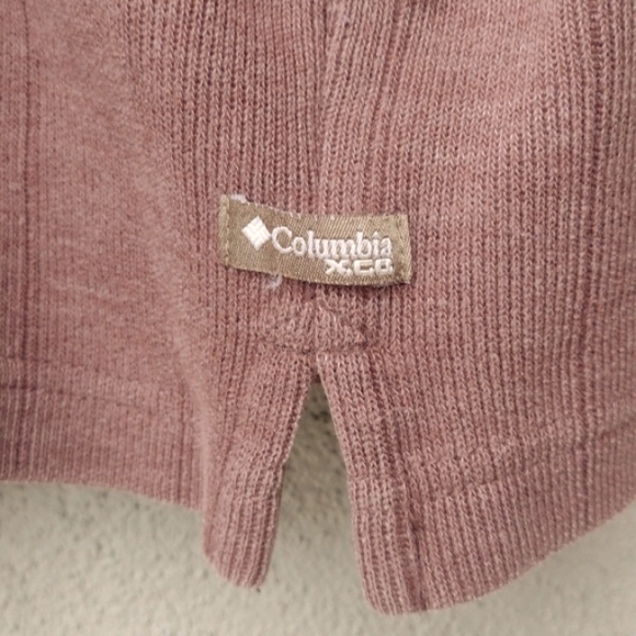 Columbia XCO Brown Quarter Zip Pullover S - Picture 4 of 6